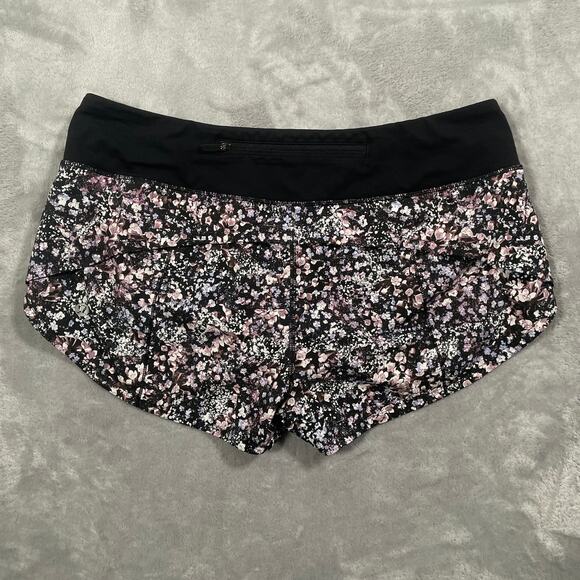 Lululemon Speed Up Shorts 8 Floral Spritz Running Lined Outdoor Performance - Picture 2 of 10